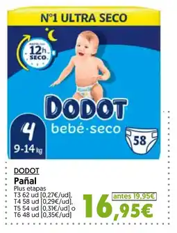 Hiper Usera DODOT Pañal oferta