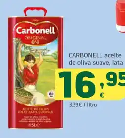 HiperDino CARBONELL aceite de oliva suave oferta