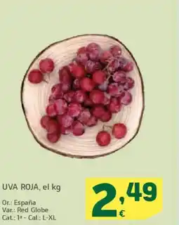 HiperDino Uva roja oferta