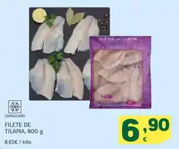 HiperDino Filete de tilapia oferta