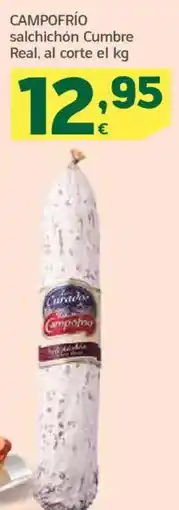 HiperDino CAMPOFRÍO salchichón Cumbre Real oferta