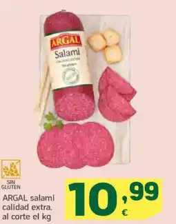 HiperDino ARGAL salami calidad extra oferta