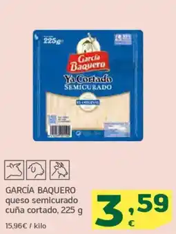 HiperDino GARCÍA BAQUERO queso semicurado cuña cortado oferta