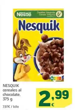 HiperDino NESQUIK cereales al chocolate oferta