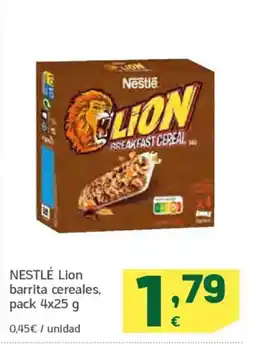 HiperDino NESTLÉ Lion barrita cereales oferta