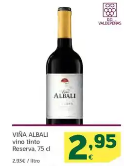 HiperDino VIÑA ALBALI vino tinto Reserva oferta