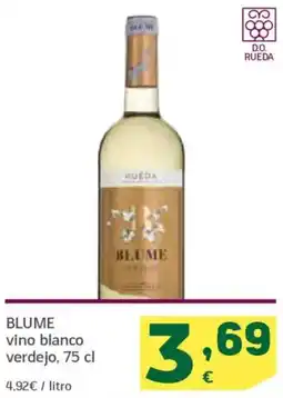 HiperDino BLUME vino blanco verdejo oferta