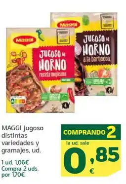 HiperDino MAGGI jugoso distintas variedades y gramajes oferta
