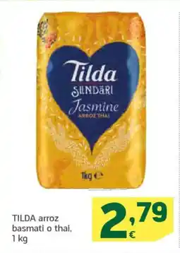HiperDino TILDA arroz basmati o thai, oferta