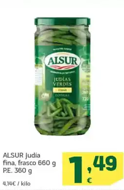 HiperDino ALSUR judía fina, frasco oferta