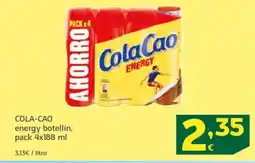 HiperDino COLA-CAO energy botellín oferta
