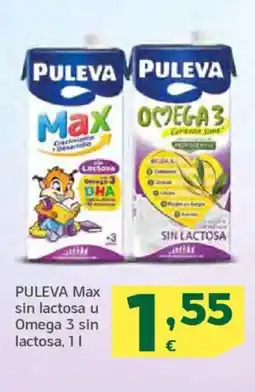 HiperDino PULEVA Max sin lactosa u Omega 3 sin lactosa oferta