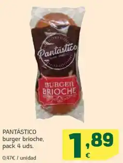 HiperDino PANTÁSTICO burger brioche oferta