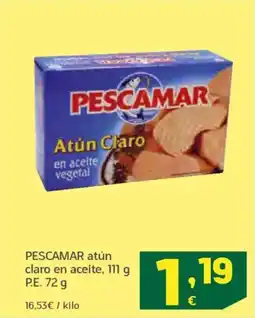 HiperDino PESCAMAR atún claro en aceite oferta