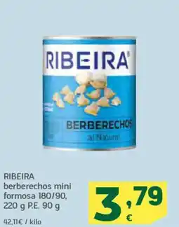 HiperDino RIBEIRA berberechos mini formosa 180/90 oferta