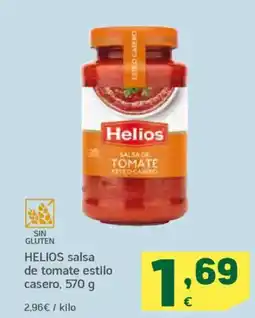 HiperDino HELIOS salsa de tomate estilo casero oferta