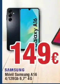 Hiper FROIZ SAMSUNG Móvil Samsung A16 oferta