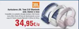 Hiper FROIZ Auriculares JBL Tune 510 Bluetooth azul, blanco o rosa oferta