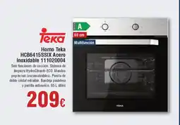 Hiper FROIZ HornoHCB6415SSIX Acero Inoxidable 111020004 oferta