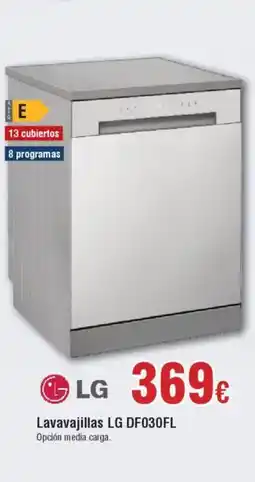 Hiper FROIZ LG Lavavajillas DF030FL oferta