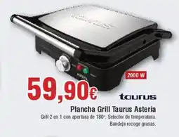Hiper FROIZ TAURUS Plancha Grill Taurus Asteria oferta