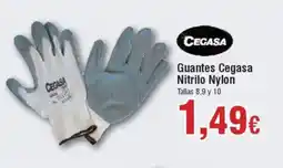 Hiper FROIZ CECASA Guantes Nitrilo Nylon oferta