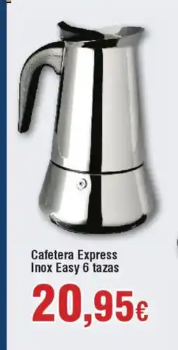 Hiper FROIZ Cafetera Express Inox Easy 6 tazas oferta
