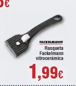 Hiper FROIZ FACKELMANN Rasqueta vitrocerámica oferta