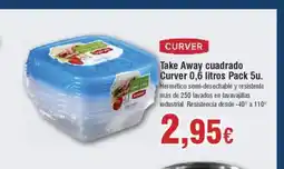 Hiper FROIZ CURVER Take Away cuadrado oferta
