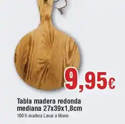 Hiper FROIZ Tabla madera redonda mediana oferta