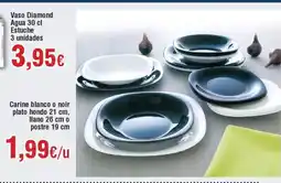 Hiper FROIZ Carine blanco o noir plato hondo oferta