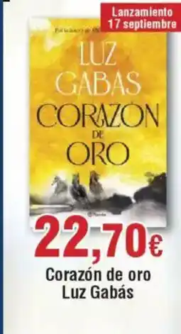 Hiper FROIZ Corazón de oro Luz Gabás oferta