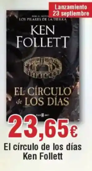 Hiper FROIZ El círculo de los días Ken Follett oferta