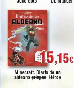 Hiper FROIZ Minecraft. Diario de un aldeano pringae Héroe oferta