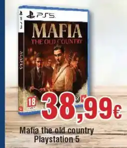 Hiper FROIZ Mafia the old country Playstation 5 oferta