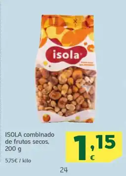 HiperDino ISOLA combinado de frutos secos oferta