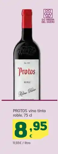 HiperDino PROTOS vino tinto roble oferta