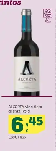 HiperDino ALCORTA vino tinto crianza oferta