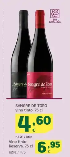 HiperDino SANGRE DE TORO vino tinto oferta