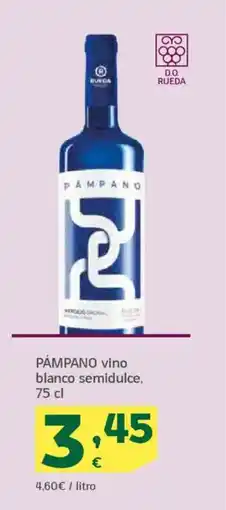 HiperDino PÁMPANO vino blanco semidulce oferta
