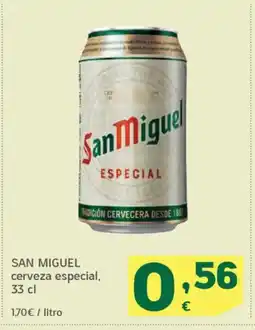 HiperDino SAN MIGUEL cerveza especial oferta