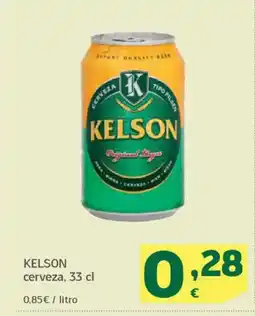 HiperDino KELSON cerveza oferta