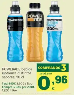 HiperDino POWERADE bebida isotónica distintos sabores oferta