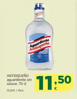 HiperDino ANTIOQUEÑO aguardiente sin azúcar oferta