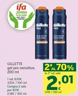 HiperDino GILLETTE gel pro sensitive oferta
