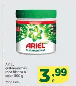 HiperDino ARIEL quitamanchas ropa blanca o color oferta