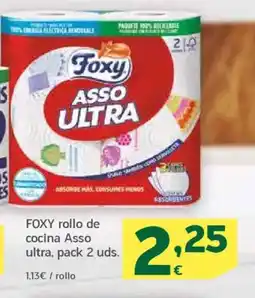 HiperDino FOXY rollo de cocina Asso ultra oferta