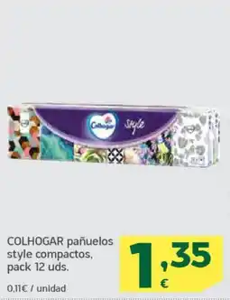 HiperDino COLHOGAR pañuelos style compactos oferta