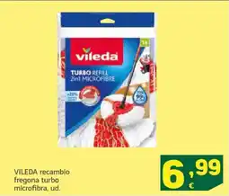 HiperDino VILEDA recambio fregona turbo microfibra oferta