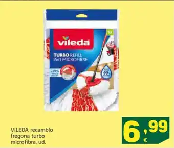 HiperDino VILEDA recambio fregona turbo microfibra oferta